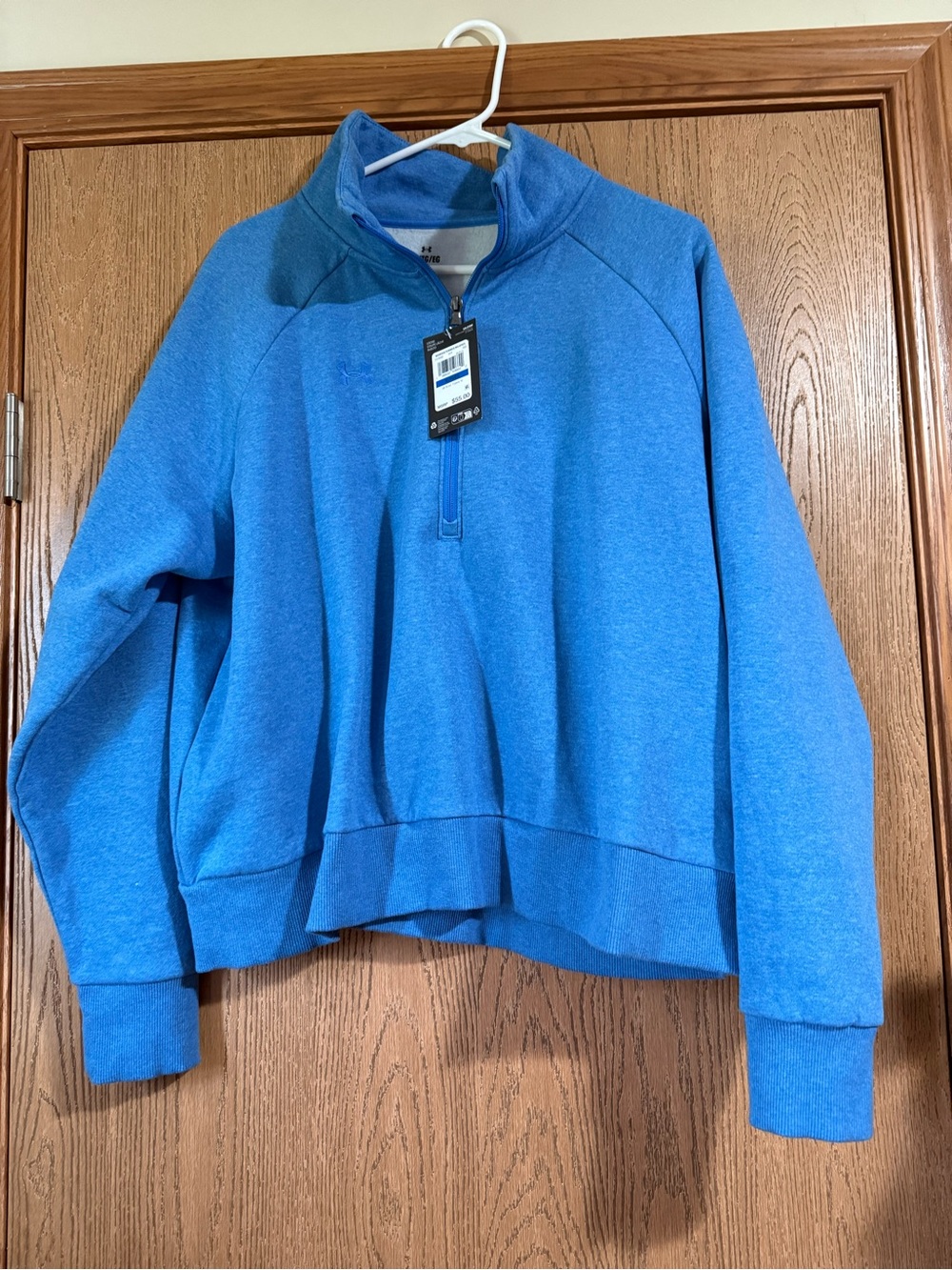 NWT Under Armour Women's Rival Fleece 1/4 Zip Pullover - Sweatshirt